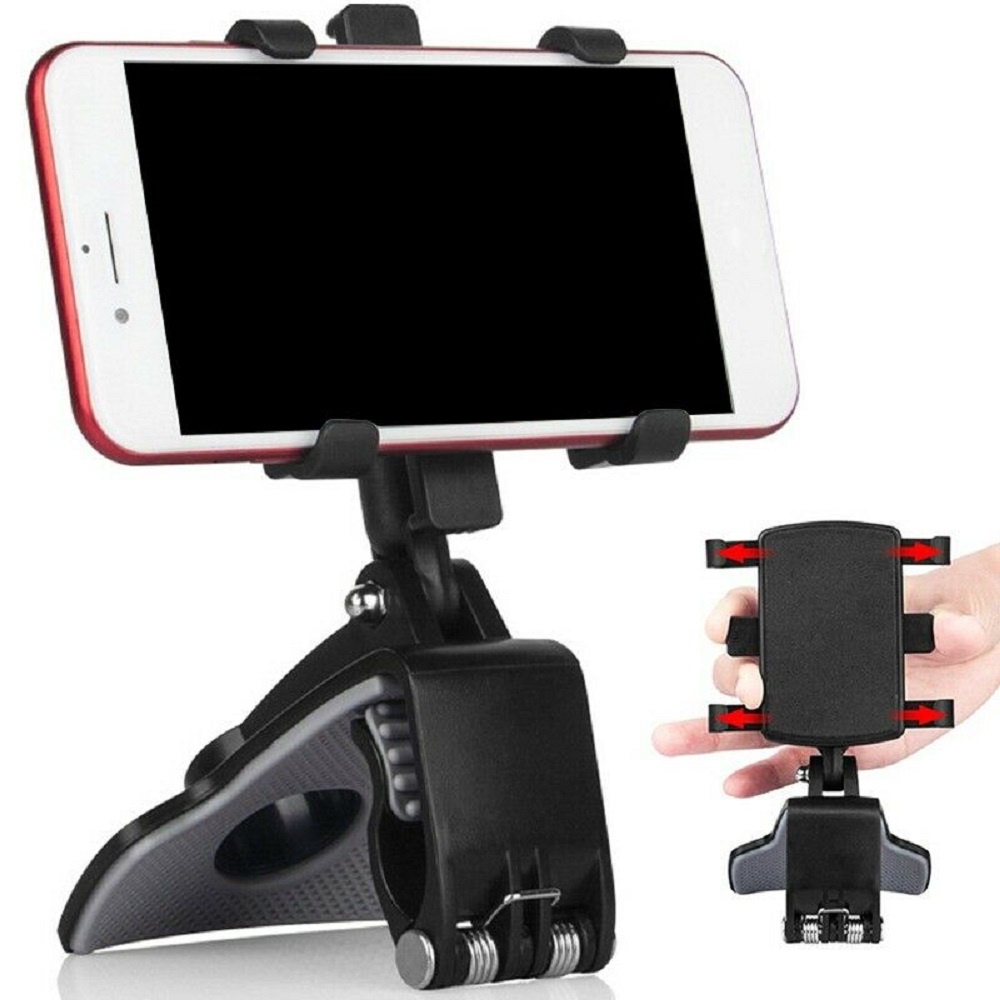 【COD Tangding】360° Clamp Dashboard Mobile In Car Phone Holder Mount Stand Cradle Universal GPS