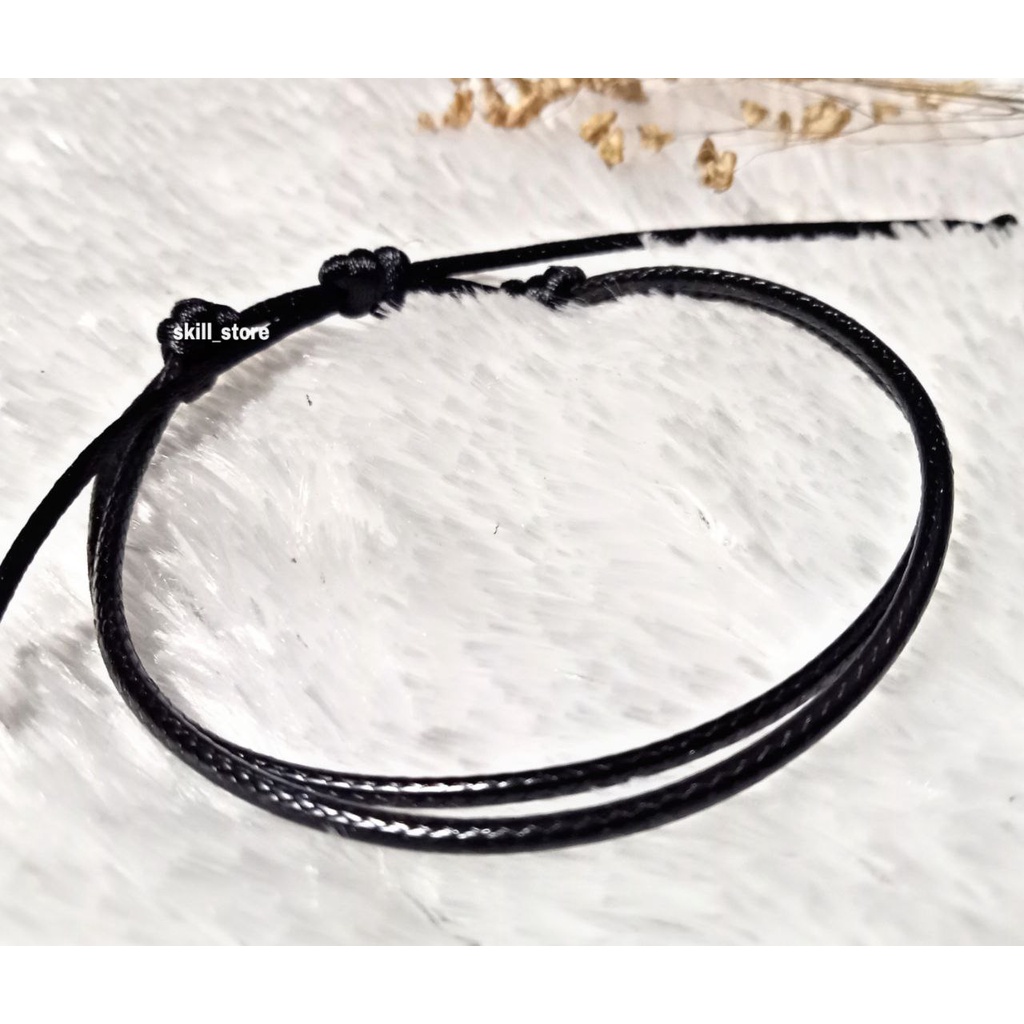 GELANG INISIAL FASHION TARIK (TALI PANJANG)