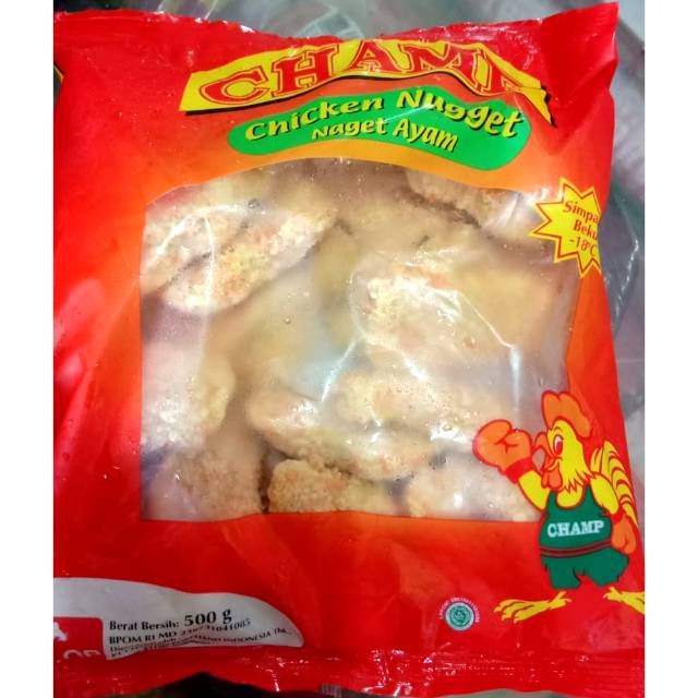 

NUGET AYAM - CHICKEN NUGGET SURABAYA CHAMP 500 GRAM