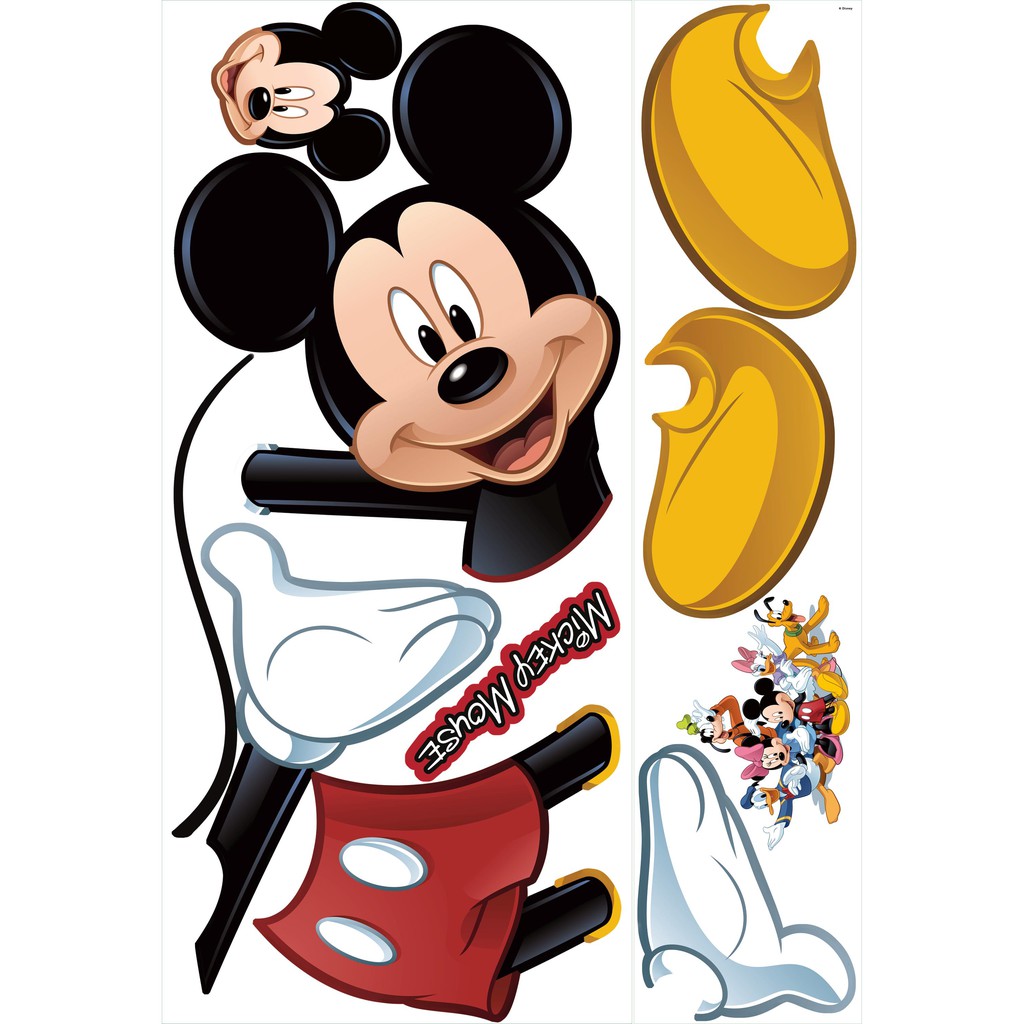 Disney Mickey Mouse - Stiker Dinding Raksasa . RMK1508GM (H1)