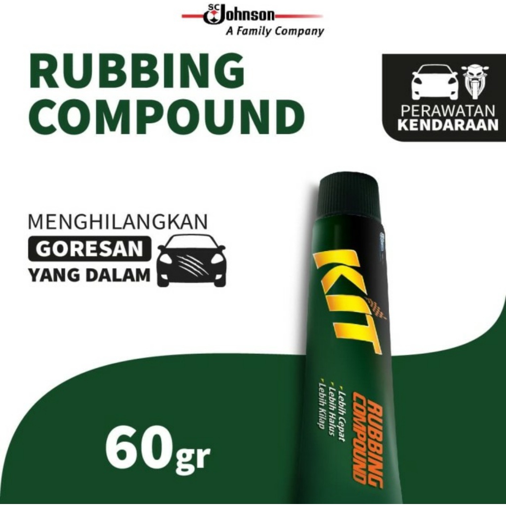 Rubbing Compound Mobil KIT Penghilang Baret Goresan Botol 60gr