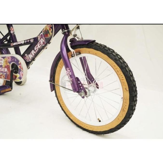SEPEDA ANAK BMX KASEA BARBIE 16 INCH CEWEK PEREMPUAN RODA 4 SAMPING FDG54654E