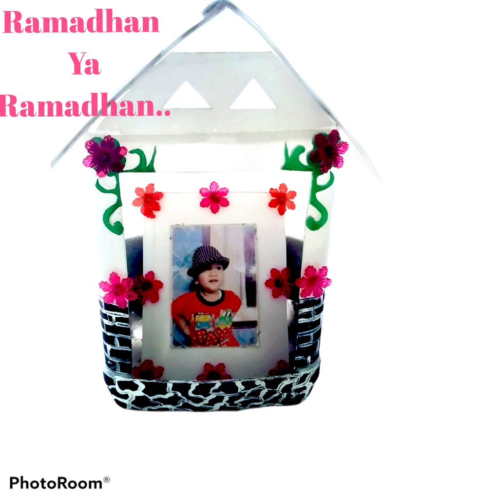 lampu hias plus bingkai foto