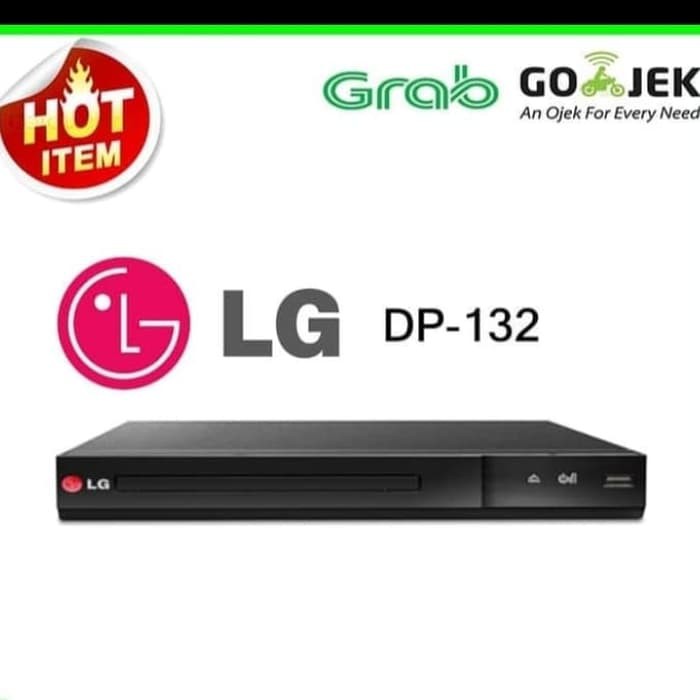 LG DVD Player DP132 / DVD Player merk LG DP132 - Murah Ready Stock 