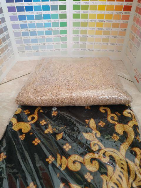 Batik Couple Gamis Brokat Busui Kalitan Gurita 2507