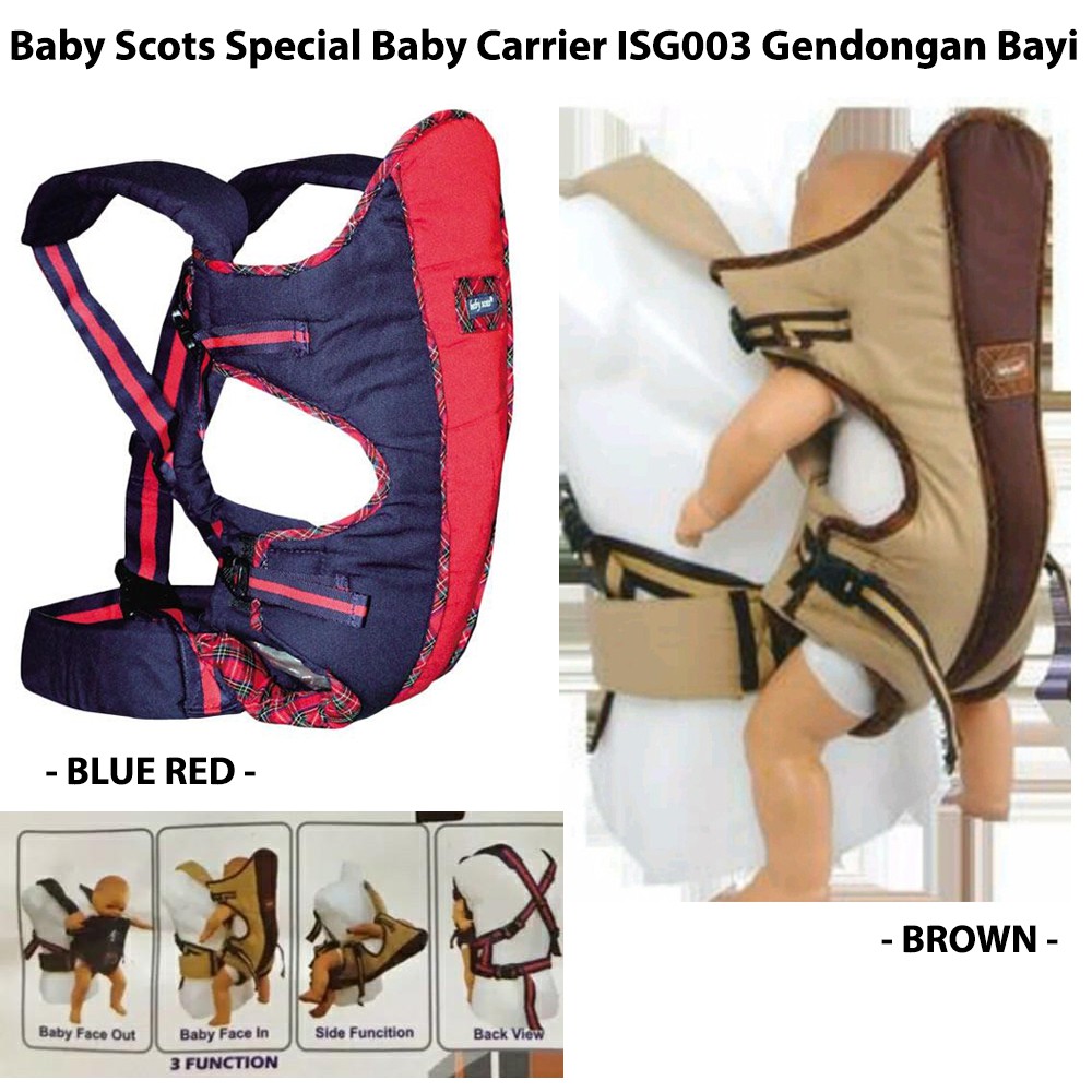 Baby Scots Special Baby Carrier ISG003 Gendongan Bayi Best Seller