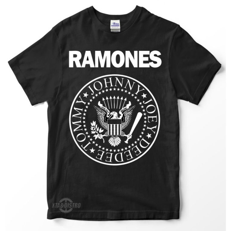 XTAB DISTRO Kaos RAMONES - JHONNY / Premium Tshirt Ramones / Kaos Band / Rock N Roll Baju Tshirt