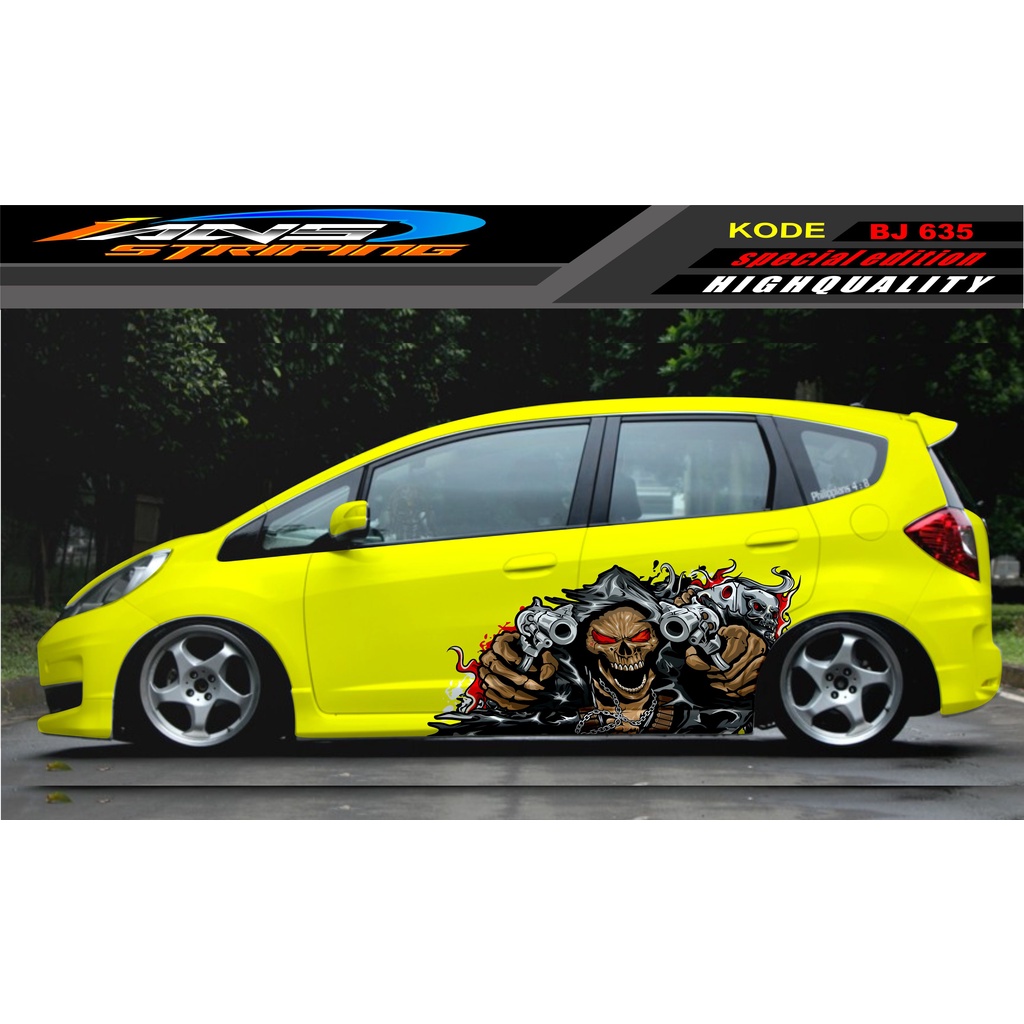 DECAL STICKER MOBIL JAZZ BRIO AVANZA SIGRA YARIS / STIKER VARIASI MOBIL / MODIF STICKER MOBIL 635