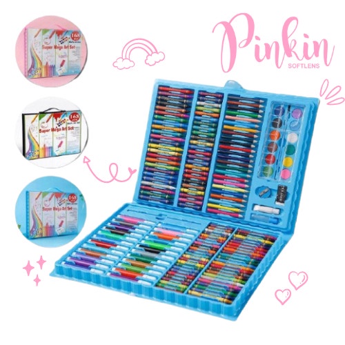 

Wow Crayon Dan Pensil Warna /Set Art Crayon 168Pcs Paket Lengkap Mewarnai Bagus