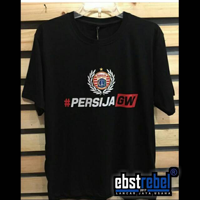 T Shirt Baju Kaos Persijaday Persijagw 1928 Gue The Jak Mania Persija Jakarta Shopee Indonesia