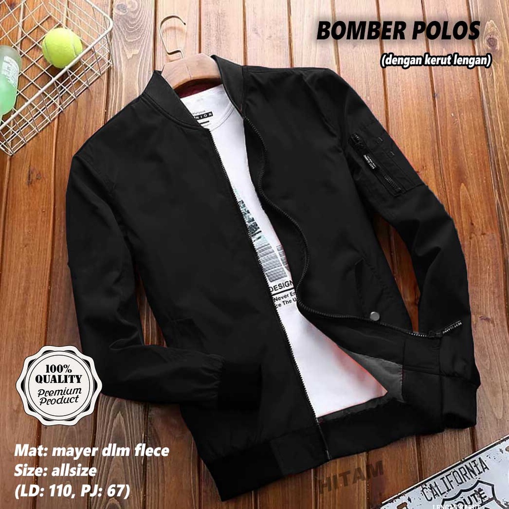 JAKET FOOD / BOMBER PRIA BERKENDARA / DRIVER