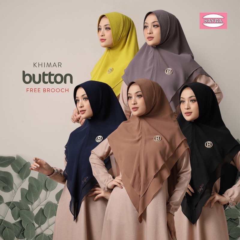 Khimar Button by Sayra Hijab