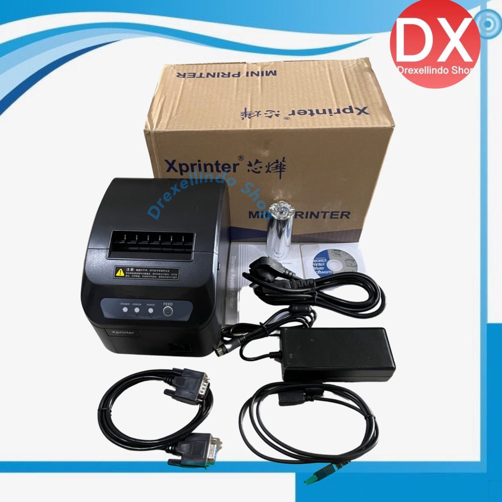 Xprinter Printer Thermal 80mm XP-Q200II - USB SERIAL RS232