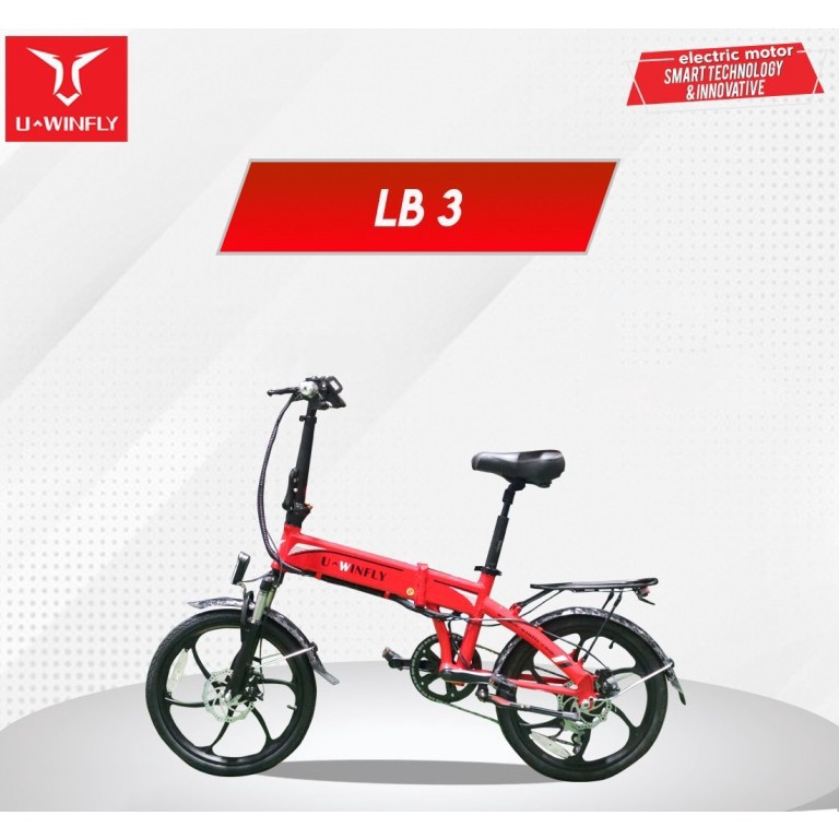 Sepeda Motor Listrik Lithium Bike 3 Uwinfly Roda Dua Double Disk Brake By UWINFLY  SNI-1