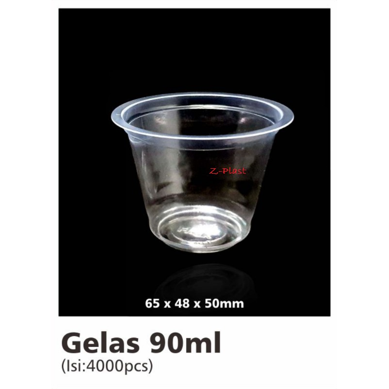 Gelas Cup Plastik Pudding, Gelas Cup Es Krim, Gelas Cup