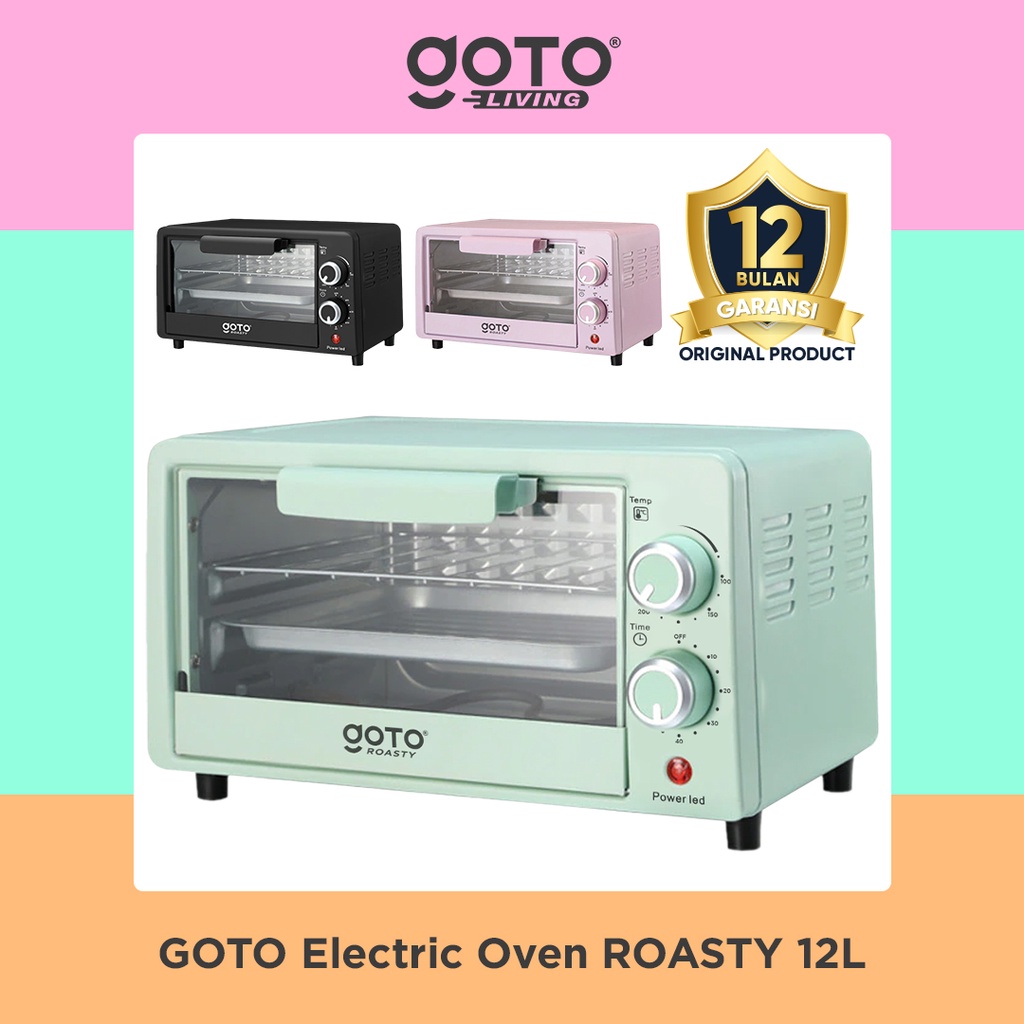 Foto Goto Roasty Electric Oven Microwave Penghangat Makanan Listrik 12L