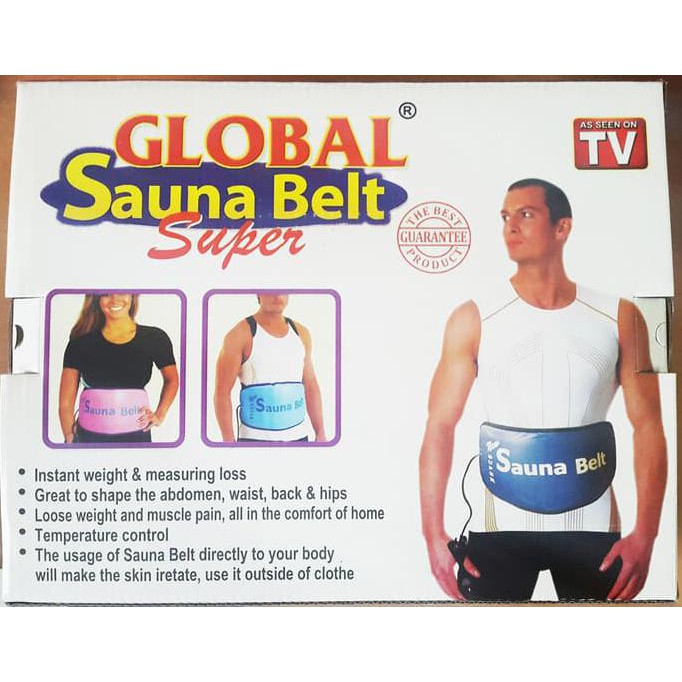 Promo Global Sauna Belt Super Slimming Belt As Seen On Tv Limited Shopee Indonesia