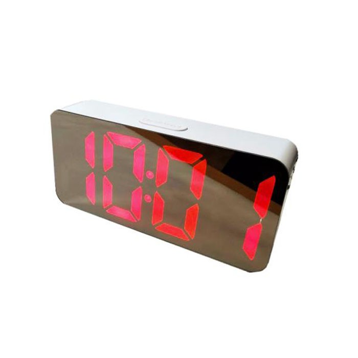 DS3622 LED Mirror Clock DS-3622X-MAX Jam Meja Multifungsi