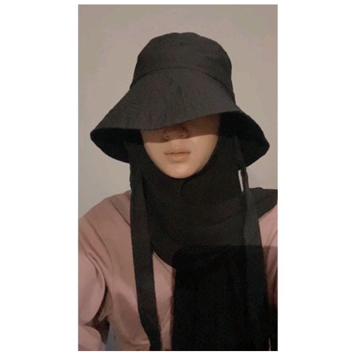 Termurah Bucket Hat Ripped Import End Topi Bucket Wide selebgram Style Korea Terbaru