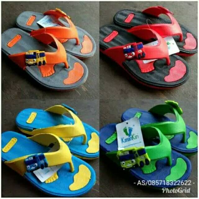 Sandal Jepit Karet Anak Laki - Laki Kanan Kiri 24 - 35