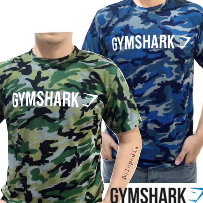 Baju Kaos Raglan Reglan Army Doreng Camo Tentara Loreng Bape Shark