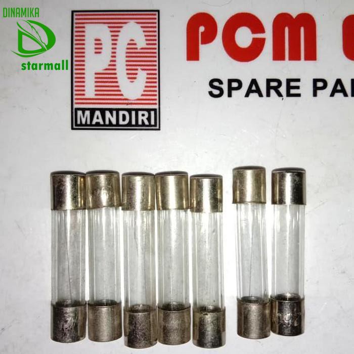 Fuse Kaca 6A 6 A 250Va 30Mm X 6Mm Glass Fuse Pcmelebik54 Kualitas Baik