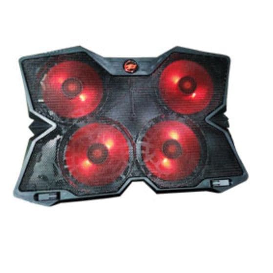 COOLING PAD GAMING WARWOLF CRIMSON CW7 Kipas Pendingin Laptop 4 Fan Cooling Pad