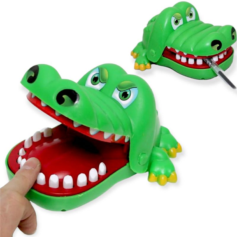 MAINAN ANAK BUAYA GIGIT IMPORT CROCODILE DENTIST BONEKA BUAYA BISA GIGIT CROCODILE BITE MAINAN BUAYA IMPORT CROCODILE DENTIST IMPORT BANJARMASIN PASAR BAIMBAI