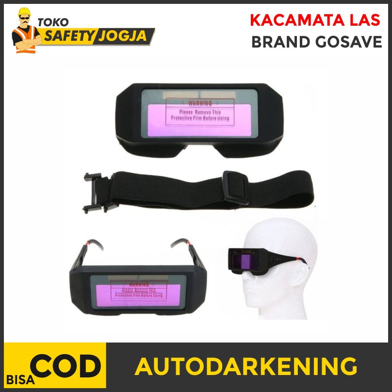 Kacamata Otomatis Auto Darkening Las