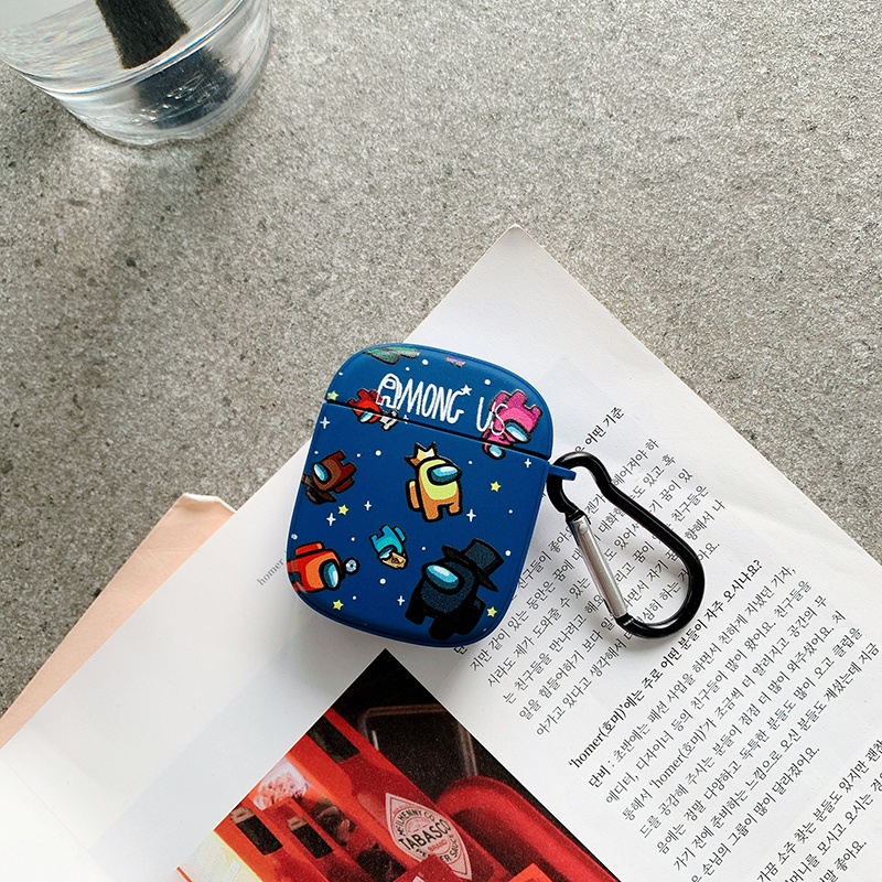 Soft Case Airpods 1 / 2 / Pro Gambar Kartun Luar Angkasa Bahan Silikon