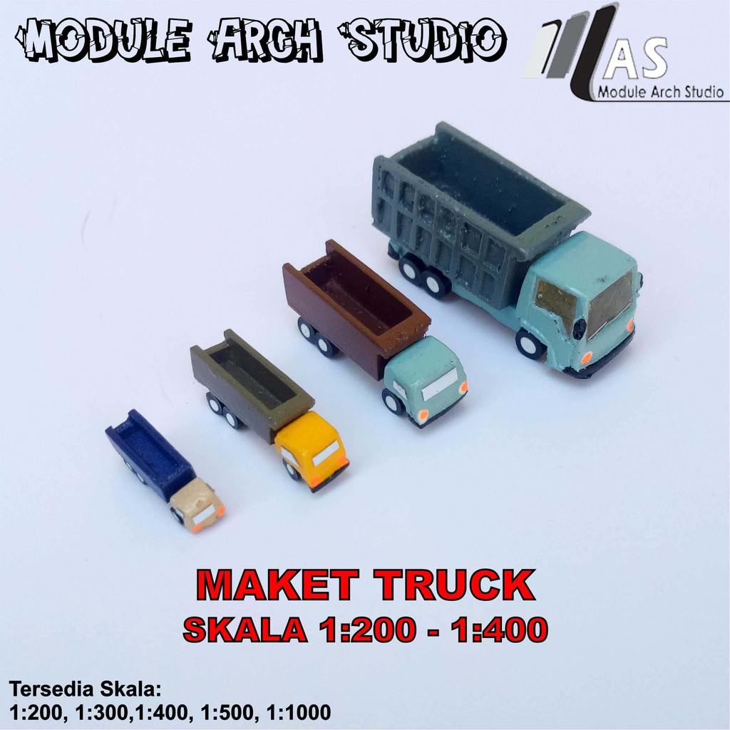 Maket Truck Skala 200-500 - Miniatur Truck