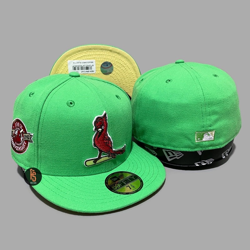 TOPI NEW ERA ORIGINAL 5950 100TH ANNIVERSARY SAINT LOUIS CARDINALS ISLAND GREEN