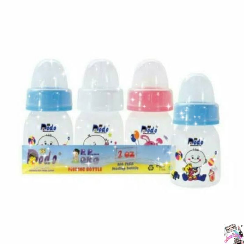 ☃️Cutezz_ching1☃️Dodo Botol Susu Eko 2 OZ 60ml - Botol Susu Anak