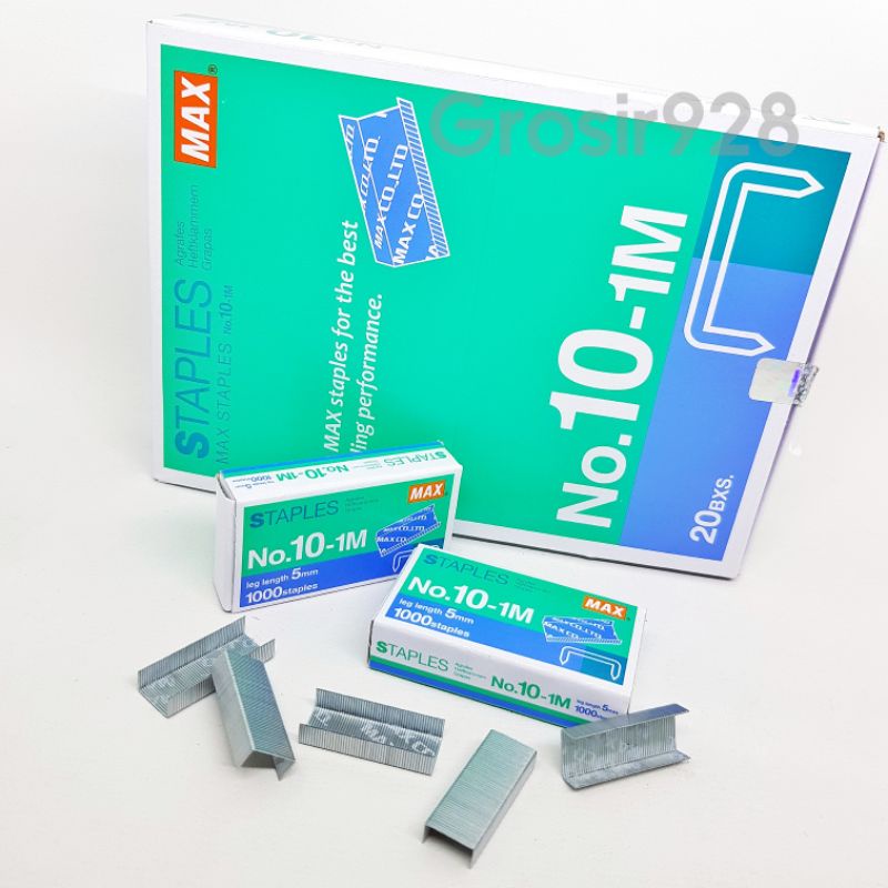 

Isi Staples / Refill Stapler Max No 10 (1000 pcs)