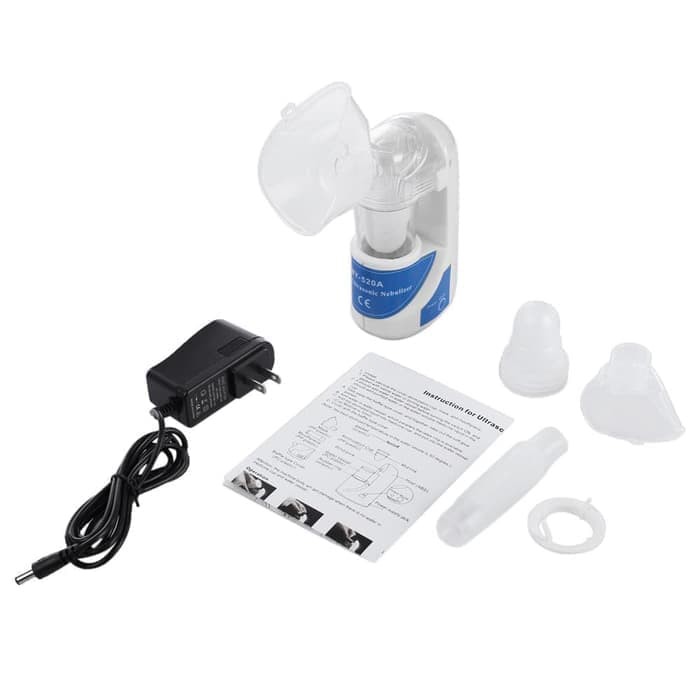 [Gratis Ongkir] Nebulizer Mini Portable Ultrasonic Alat Uap Asma Pernapasan Anak Dewasa