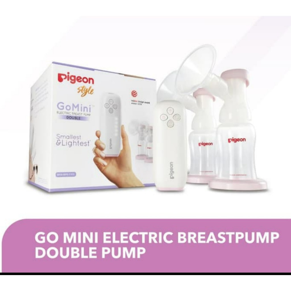 Pompa Asi Pigeon Go mini Twin Electric Breast Pump Double Elektrik Breastpump Gomini