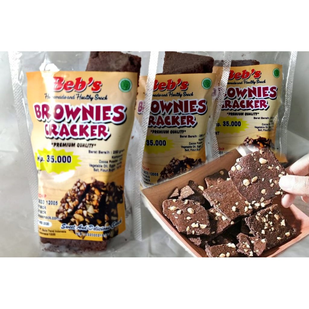 

LEBIH HEMAT/BROWNIES KERING 125 GR/KERIPIK BROWNIES/BROWNIES CRACKER/CEMILAN SEHAT/BEBSSNACK