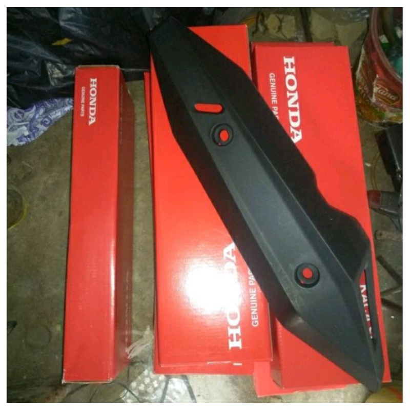 Cover tutup knalpot vario 125/150 new led esp 2018-2020 ori