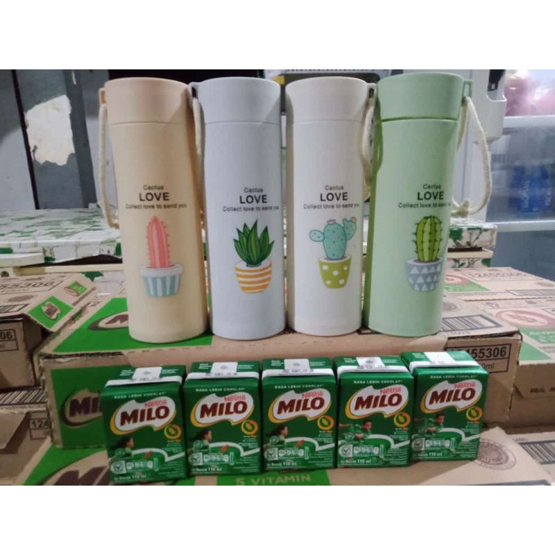 

5 PCS MILO UHT + TUMBLERGLASS KAKTUS / ANIMAL
