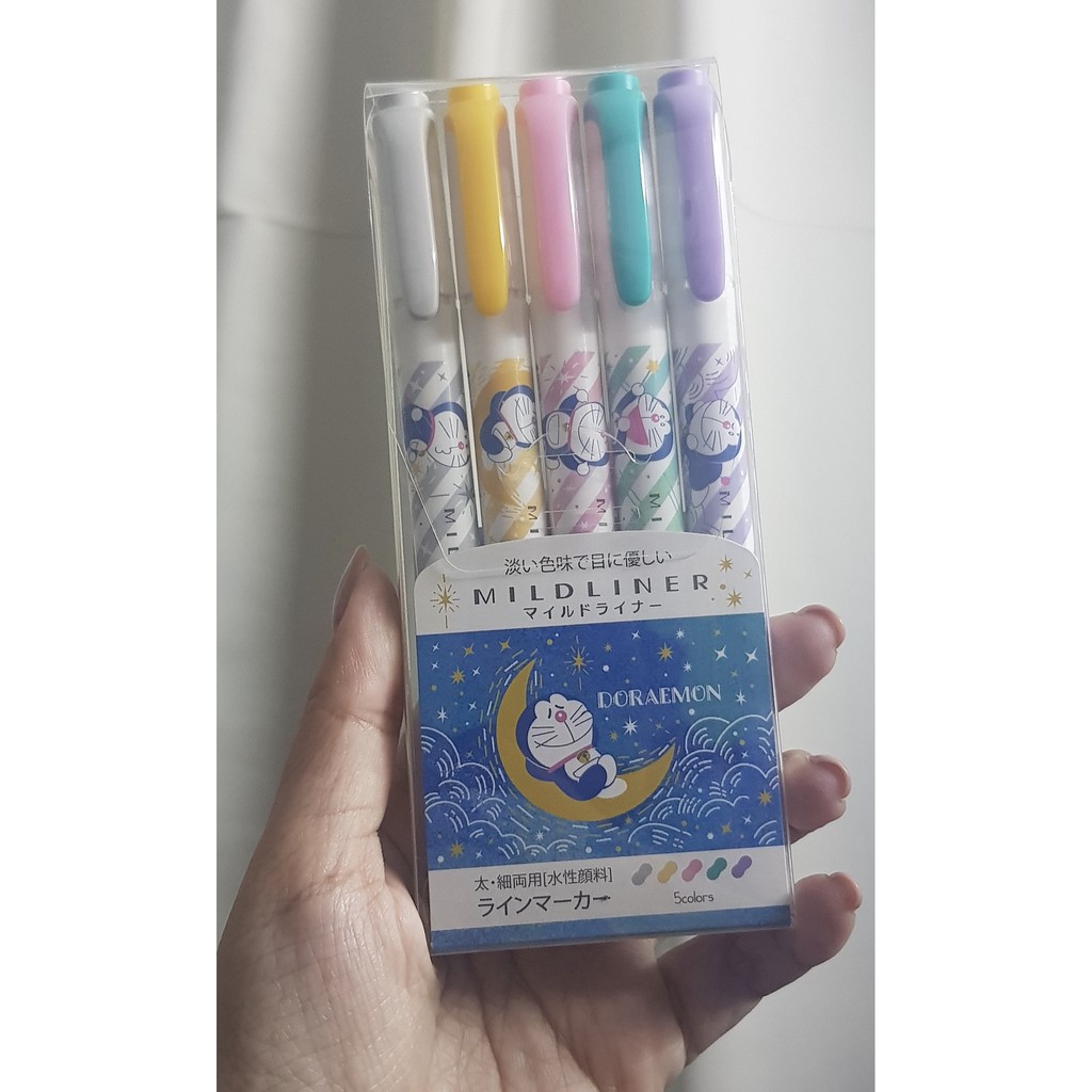 

Zebra Mildliner Mild liner Doraemon isi 5