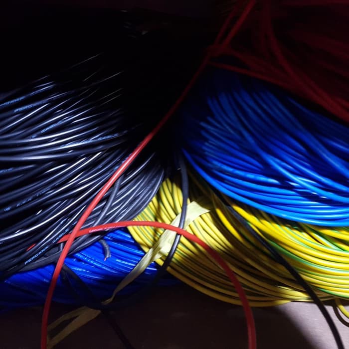 ETERNA NYAF 1.5 MM METERAN / KABEL LISTRIK SERABUT TEMBAGA AF 1.5MM ECER PER METER BIRU HITAM MERAH 