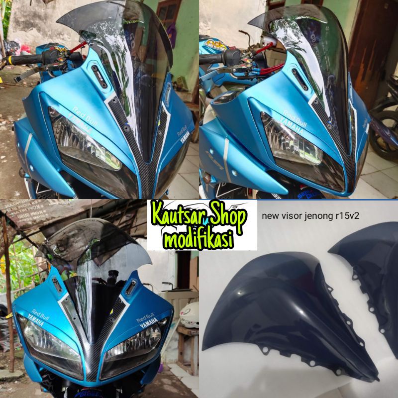 R15OLDV2 VISOR R15 V2 VISOR JENONG R15 V2 WINDSHIELD R15 OLD V2 VISOR R15