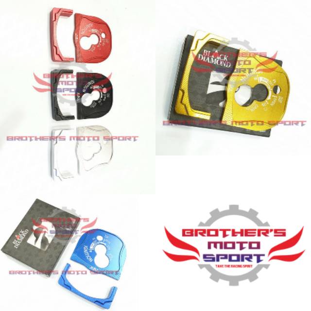 cover kunci kontak black diamond nmax new tutup kunci kontak new nmax