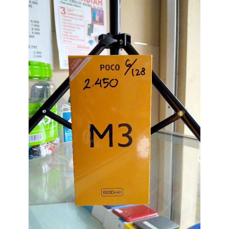 Poco M3 ram 6gb internal 128gb garansi resmi no repack