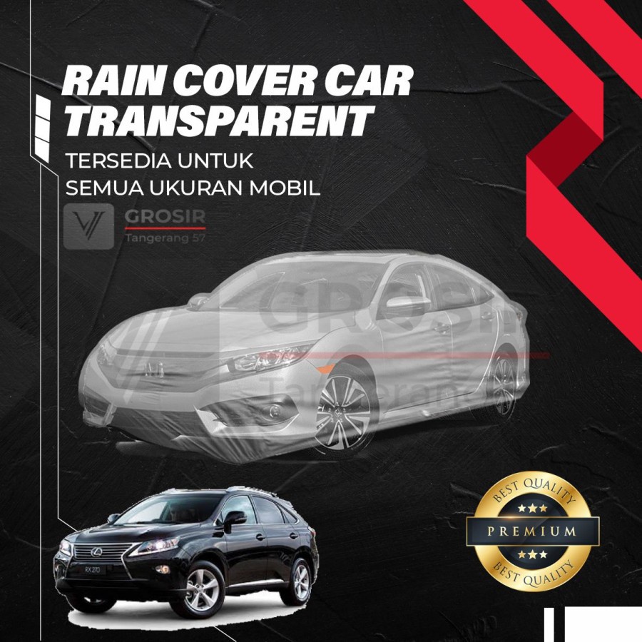 SARUNG TRANSPARAN LEXUS RX270 RX / BODY COVER LEXUS RX270 RX