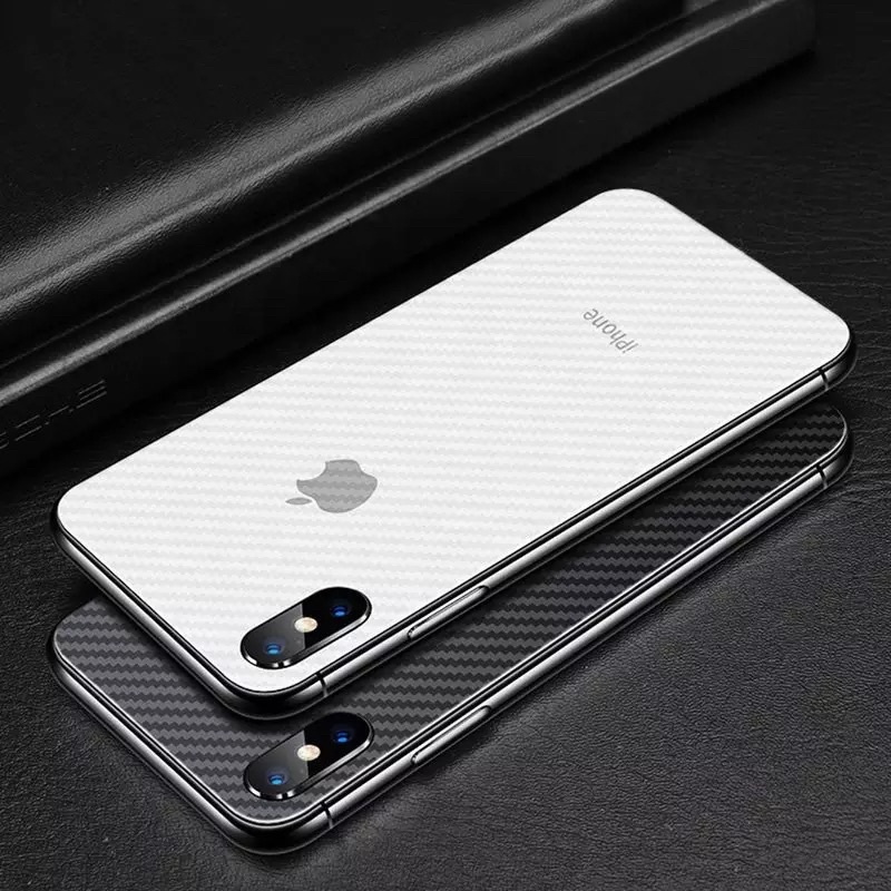 Carbon Skin Back Case Iphone Anti Scratch For 6s 7 8+ SE XR XS 11 Pro 12 Mini 13 ProMax