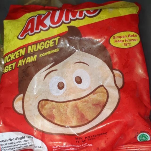 

Nugget naget chicken ayam akumo belfood frozen food makanan beku