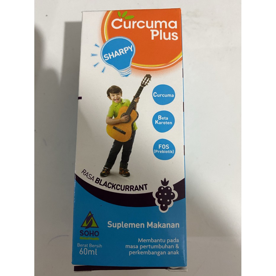 Curcuma plus sharpy blackcurrant 60 ml