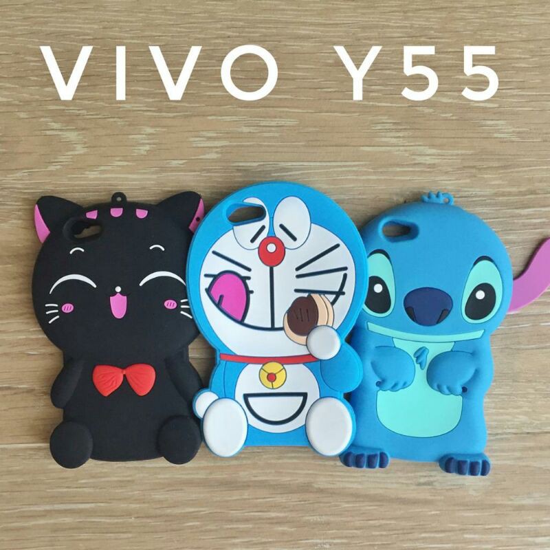 case vivo y55 | silikon case karakter 3D 4D vivo y55