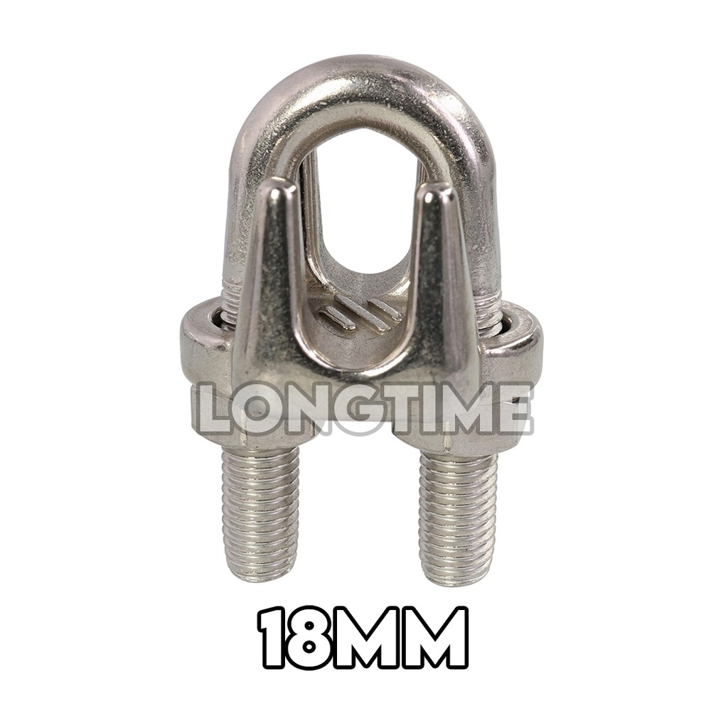 Klem Seling Stainless 304 Wire Rope Clip 18mm/ Kuku Macan / Wire Clip
